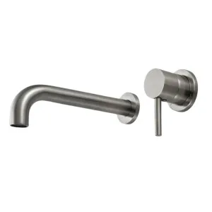 Rogerseller Tonic Down 200mm Wall Mixer & Basin Outlet - Brushed Nickel 3606014807 by Rogerseller, a Kitchen Taps & Mixers for sale on Style Sourcebook