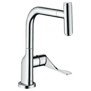 Axor Citterio Select Sink Mixer Pull-Out Tap - Chrome 39861003 by Axor, a Kitchen Taps & Mixers for sale on Style Sourcebook