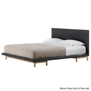 De La Espada Frame Queen Bed - Oak Upholstery Range B 765QKB by De La Espada, a Beds & Bed Frames for sale on Style Sourcebook