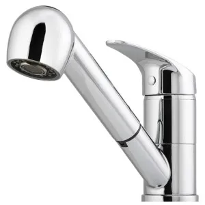Oliveri London Pull Out Spray Mixer Tap Chrome LON580FCR-P by Oliveri, a Kitchen Taps & Mixers for sale on Style Sourcebook