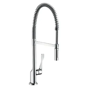 Axor Citterio Semi Pro Sink Mixer Tap - Chrome 39840003 by Axor, a Kitchen Taps & Mixers for sale on Style Sourcebook