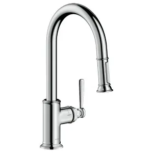 Axor Montreux Single Lever Sink Mixer Pull-Out Tap - Chrome 16581003 by Axor, a Kitchen Taps & Mixers for sale on Style Sourcebook