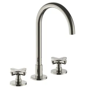 Fantini Icona Classic Basin Tap Set - Polished Nickel PVD 5395R007WZ by Fantini, a Kitchen Taps & Mixers for sale on Style Sourcebook