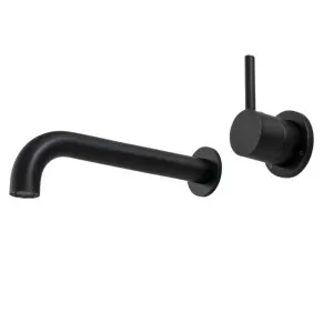 Rogerseller Tonic Up 200mm Wall Mixer & Bath Outlet - Matte Black 3606014411 by Rogerseller, a Kitchen Taps & Mixers for sale on Style Sourcebook