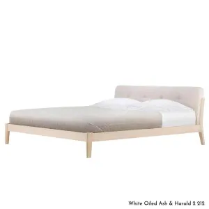 De La Espada Capo Bed King Frame - Ash Upholstery A 782ZKAA by De La Espada, a Beds & Bed Frames for sale on Style Sourcebook