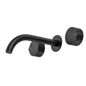 Rogerseller Eccentric Wall Basin Set - Matte Black 3606017011 by Rogerseller, a Kitchen Taps & Mixers for sale on Style Sourcebook