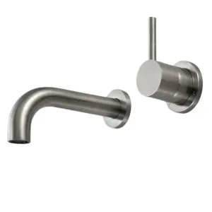 Rogerseller Tonic Up 150mm Wall Mixer & Bath Outlet - Brushed Nickel 3606014207 by Rogerseller, a Kitchen Taps & Mixers for sale on Style Sourcebook