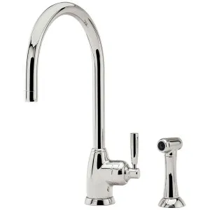 Shaws by Perrin & Rowe Roeburn Kitchen Mixer with Rinse - Nickel AUSH-4846NI by Shaws by Perrin & Rowe, a Kitchen Taps & Mixers for sale on Style Sourcebook