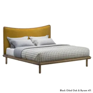De La Espada Carlton Bed King Bed Frame - Oak Upholstery B 061ZKKB by De La Espada, a Beds & Bed Frames for sale on Style Sourcebook