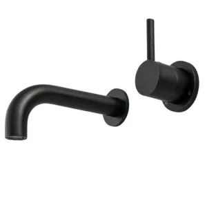 Rogerseller Tonic Up 150mm Wall Mixer & Basin Outlet - Matte Black 3606014311 by Rogerseller, a Kitchen Taps & Mixers for sale on Style Sourcebook