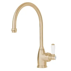 Shaws by Perrin & Rowe Yarrow Kitchen Mixer - Satin Brass AUSH-4341SBWPC by Shaws by Perrin & Rowe, a Kitchen Taps & Mixers for sale on Style Sourcebook