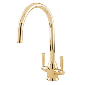 Shaws by Perrin & Rowe Silverdale Kitchen Mixer - Polished Brass AUSH-4861BR by Shaws by Perrin & Rowe, a Kitchen Taps & Mixers for sale on Style Sourcebook