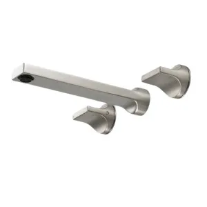 Rogerseller Pinch Wall Basin Set - Brushed Nickel 3606017107 by Rogerseller, a Kitchen Taps & Mixers for sale on Style Sourcebook