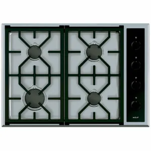 WOLF Transitional 76cm LPG Gas Cooktop ICBCG304TSLPG by Wolf, a Cooktops for sale on Style Sourcebook