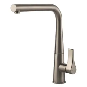 Gessi Proton Right Angle Swivel Kitchen Mixer Tap Brushed Nickel 17175-149 by Gessi, a Kitchen Taps & Mixers for sale on Style Sourcebook