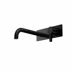 Rogerseller Arq ii Wall Mixer & 200mm Outlet - Matte Black 3606011711 by Rogerseller, a Kitchen Taps & Mixers for sale on Style Sourcebook