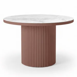 Evone Aluminium & Sintered Stone Outdoor Table in Terracotta by Luxo Outdoors, a Tables for sale on Style Sourcebook