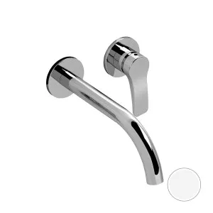 AboutWater AL/23 Wall Mixer and Outlet Tap - Matte White 2629B813B-4400M011A by AboutWater, a Kitchen Taps & Mixers for sale on Style Sourcebook