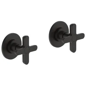 Fantini Icona Classic Wall Tap Set - Deep Black PVD 53S1R075B-4400R011A by Fantini, a Kitchen Taps & Mixers for sale on Style Sourcebook