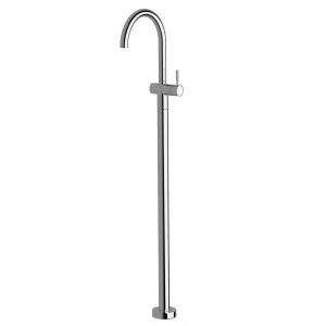 Sussex Taps Voda Floormount Basin Mixer Tap Curved - Chrome VFMBMCTSXFMMIK by Sussex Taps, a Kitchen Taps & Mixers for sale on Style Sourcebook