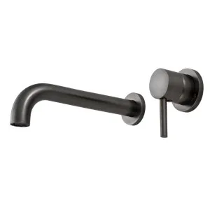 Rogerseller Tonic 200mm Down Wall Mixer & Bath Outlet - Graphite 3606014705 by Rogerseller, a Kitchen Taps & Mixers for sale on Style Sourcebook