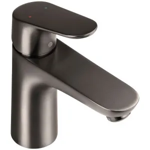 Hansgrohe Decor Single Lever Basin Mixer 100 without Waste Set - Brushed Black Chrome 31517343 by Hansgrohe, a Kitchen Taps & Mixers for sale on Style Sourcebook