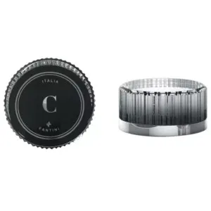 Fantini Venezia Right Side Crystal Hob or Wall Handle for Cold - Chrome and Black 2902N646C5 by Fantini, a Kitchen Taps & Mixers for sale on Style Sourcebook