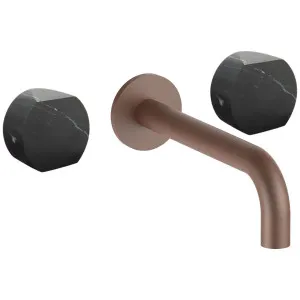 AboutWater AF/21 Wall Tap Set with Outlet - Matte Copper PVD / Nero Marquina 27P9A813BCY-4400R010 by AboutWater, a Kitchen Taps & Mixers for sale on Style Sourcebook