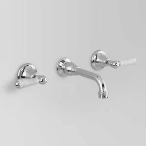 Astra Walker Olde English Crackle Porcelain Lever Wall Set with 210mm Spout A5106CK00 by Astra Walker, a Kitchen Taps & Mixers for sale on Style Sourcebook