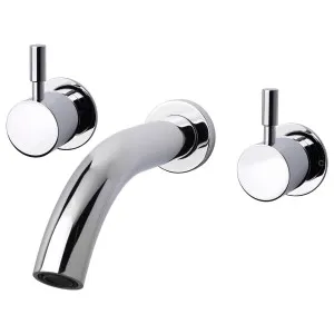 Sussex Taps Voda 200mm Wall Basin Tap Set - Chrome VWBS200 by Sussex Taps, a Kitchen Taps & Mixers for sale on Style Sourcebook