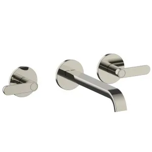 Fantini Icona Deco Wall Tap Set With Outlet - Polished Nickel PVD 5395R113B-4400R010A by Fantini, a Kitchen Taps & Mixers for sale on Style Sourcebook
