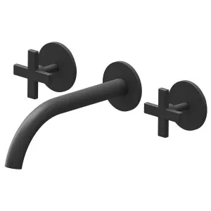 Rogerseller Gas Wall Basin Set - Graphite 3606017405 by Rogerseller, a Kitchen Taps & Mixers for sale on Style Sourcebook