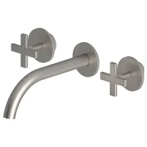 Rogerseller Gas Wall Bath Set - Brushed Nickel 3606017507 by Rogerseller, a Kitchen Taps & Mixers for sale on Style Sourcebook