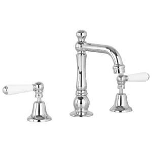 Astra Walker Olde English Basin Set with Swivel Spout in Chrome and White Porcelain Lever A5100V2PL00 by Astra Walker, a Kitchen Taps & Mixers for sale on Style Sourcebook