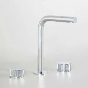 Astra Walker Assemble Dial Basin Set with Reeded Handles & 155mm Swivel Spout A8100V600 by Astra Walker, a Kitchen Taps & Mixers for sale on Style Sourcebook