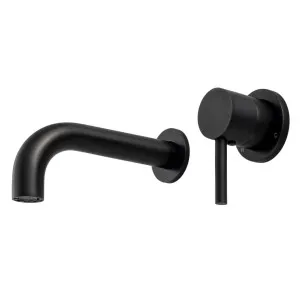 Rogerseller Tonic 150mm Down Wall Mixer & Bath Outlet - Matte Black 3606014611 by Rogerseller, a Kitchen Taps & Mixers for sale on Style Sourcebook