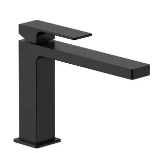 Fantini Mint Basin Mixer with Extended Spout - Matte Black 3413F003WFZ by Fantini, a Kitchen Taps & Mixers for sale on Style Sourcebook