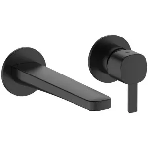 Fantini Lame Wall Mixer and 190 Outlet - Matte Black 2413M111B-4400M011A by Fantini, a Kitchen Taps & Mixers for sale on Style Sourcebook