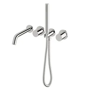 Sussex Taps Circa 200mm Bath Mixer System with Handshower - Chrome RBMS200RH by Sussex Taps, a Kitchen Taps & Mixers for sale on Style Sourcebook