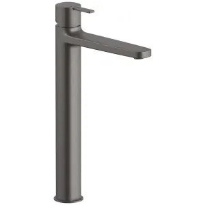 Fantini Lame Tall Basin Mixer - Matte Gun Metal PVD 24P5M106WFZ by Fantini, a Kitchen Taps & Mixers for sale on Style Sourcebook