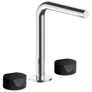 AboutWater AF/21 Tall Basin Set - Chrome / Nero Marquina 2702A206WFCYZ by AboutWater, a Kitchen Taps & Mixers for sale on Style Sourcebook