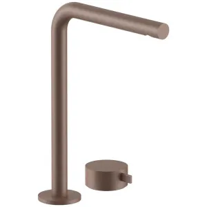 AboutWater AF/21 Basin Mixer with Hob Outlet - Matte Copper PVD 27P9A106WZ by AboutWater, a Kitchen Taps & Mixers for sale on Style Sourcebook