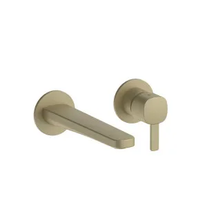 Fantini Lame Wall Mixer and 150 Outlet - Matte British Gold PVD 24P6M109B-4400M011A by Fantini, a Kitchen Taps & Mixers for sale on Style Sourcebook