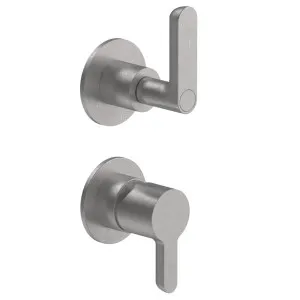 Fantini Icona Deco Wall Diverter Mixer - Raw Metal PVD 53Q8R685B-4400M585A by Fantini, a Kitchen Taps & Mixers for sale on Style Sourcebook