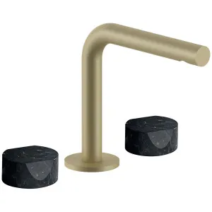 AboutWater AF/21 Basin Set - Matte British Gold PVD / Nero Marquina Marble 27P6A204WFCYZ by AboutWater, a Kitchen Taps & Mixers for sale on Style Sourcebook