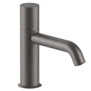 Fantini Nostromo Basin Mixer with Extended Spout - Matte Gunmetal PVD 50P5E903WFZ by Fantini, a Kitchen Taps & Mixers for sale on Style Sourcebook