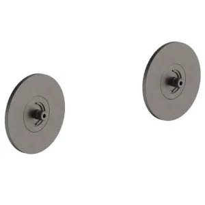 Fantini Venezia Wall Tap Set Without Handles - Matte Gun Metal 29P5N475SB-44005911A by Fantini, a Kitchen Taps & Mixers for sale on Style Sourcebook