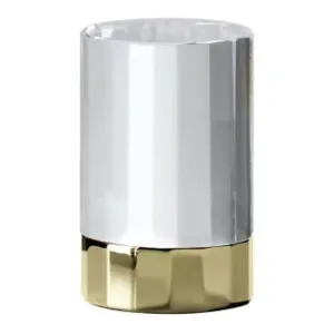 Fantini Venezia Crystal Hob Handle for Cold - Polished Nickel and Matte White 2995N748CH-CW by Fantini, a Kitchen Taps & Mixers for sale on Style Sourcebook