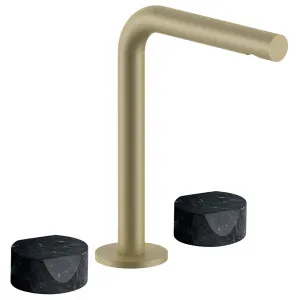 AboutWater AF/21 Tall Basin Set - Matte British Gold PVD / Nero Marquina 27P6A206WFCYZ by AboutWater, a Kitchen Taps & Mixers for sale on Style Sourcebook