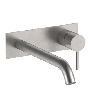 Fantini Nostromo Wall Mixer & Outlet - Raw Metal PVD 50Q8E813B-4400M011A by Fantini, a Kitchen Taps & Mixers for sale on Style Sourcebook